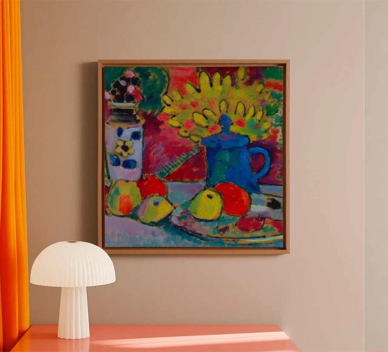 Alexej von Jawlensky - Still life with flowers and fruit canvas by ARTOTHEK