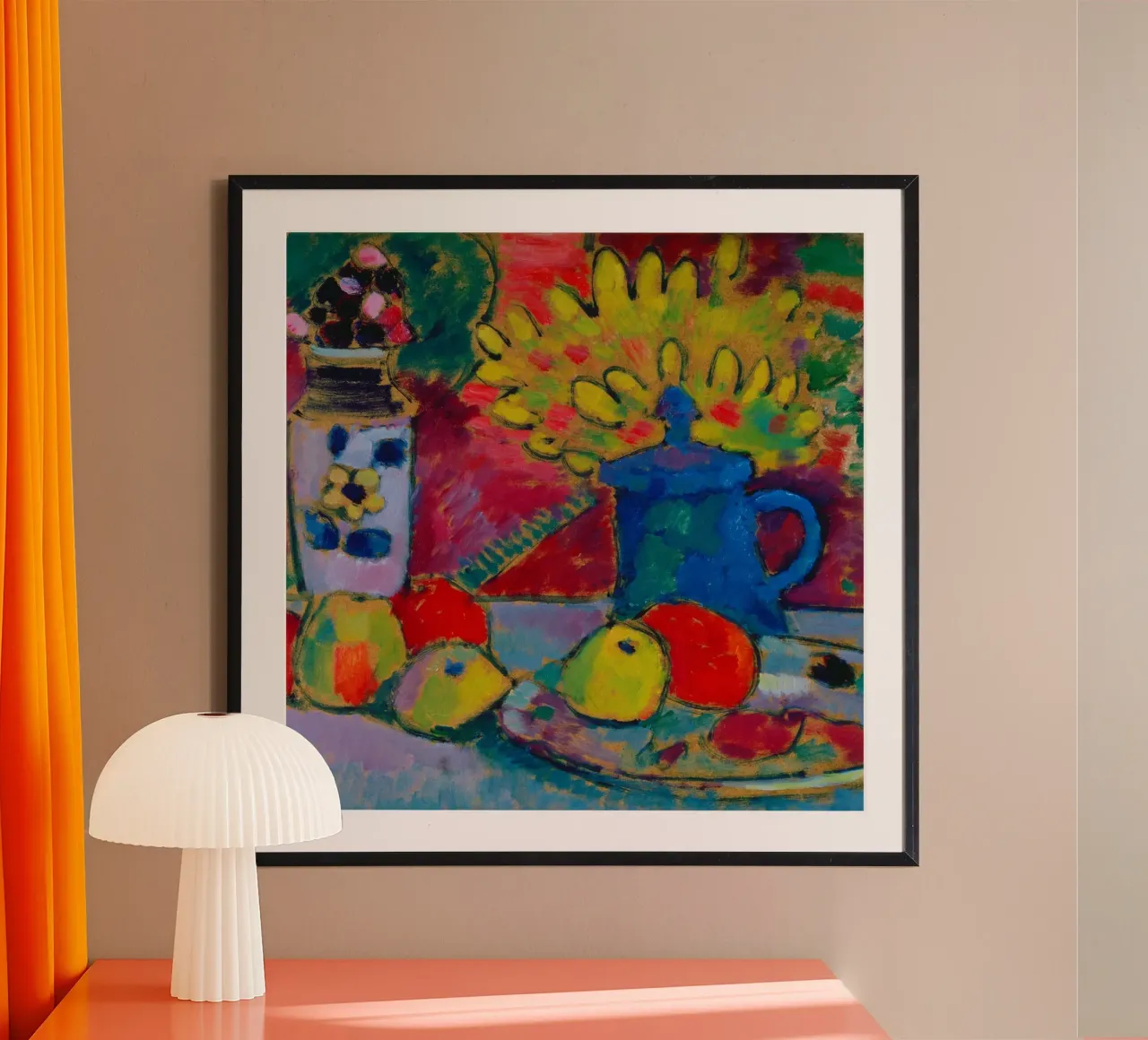 Alexej von Jawlensky - Still life with flowers and fruit poster by ARTOTHEK