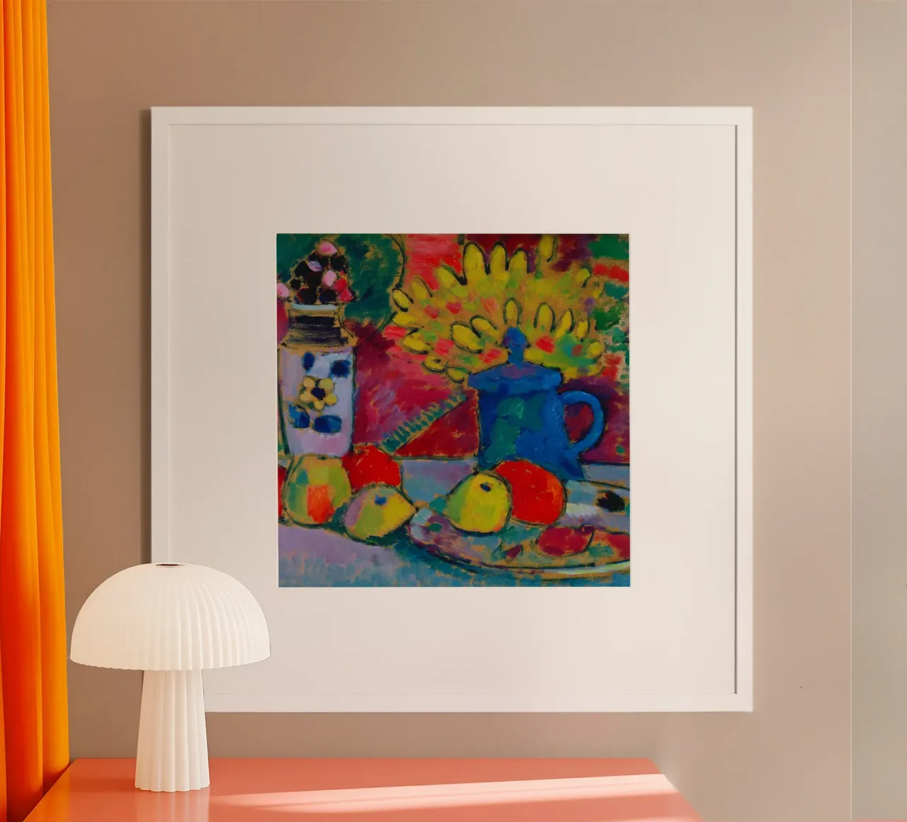 Alexej von Jawlensky - Still life with flowers and fruit poster by ARTOTHEK