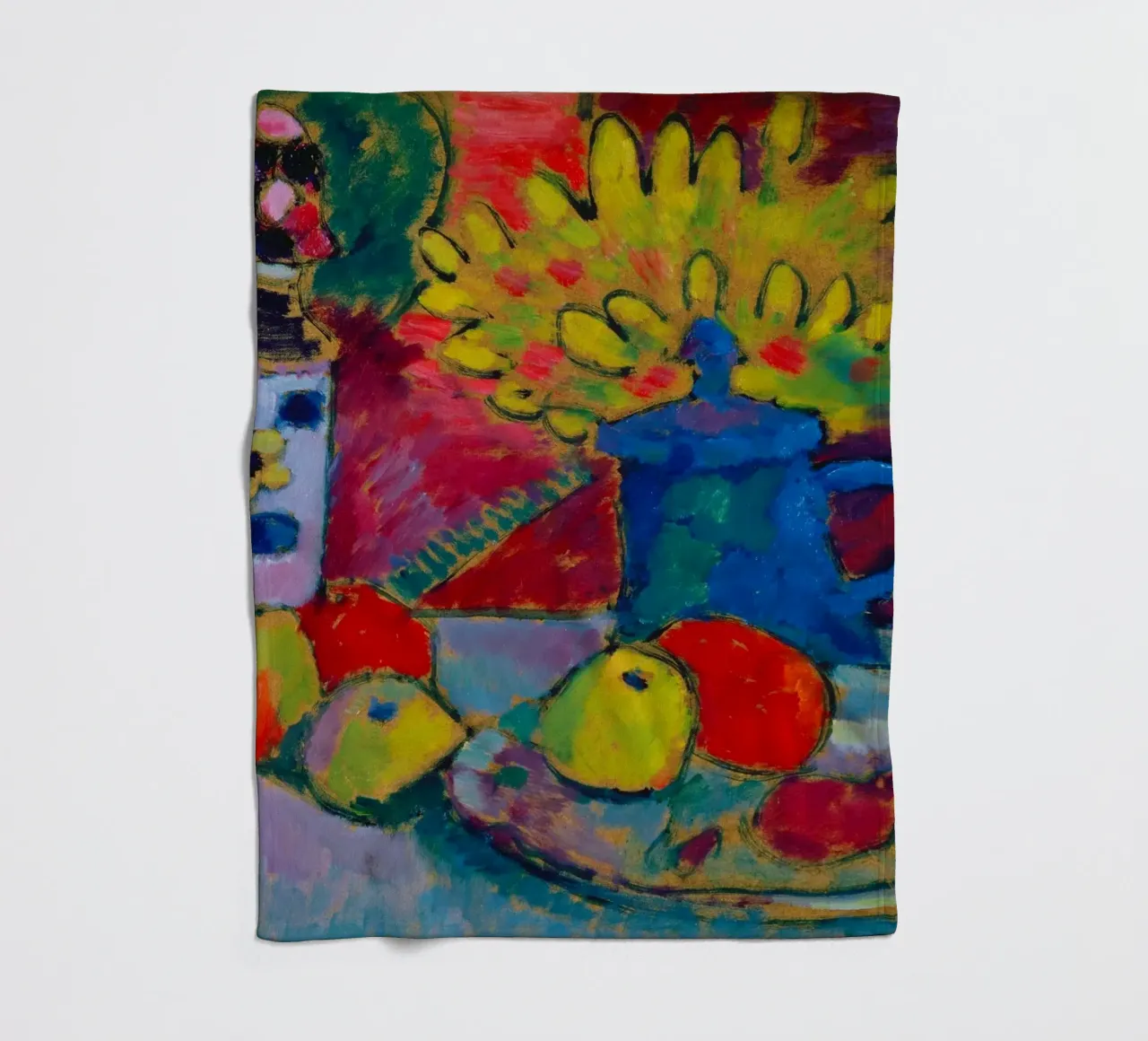 Alexej von Jawlensky - Natura morta con fiori e frutta coperta in pile da ARTOTHEK
