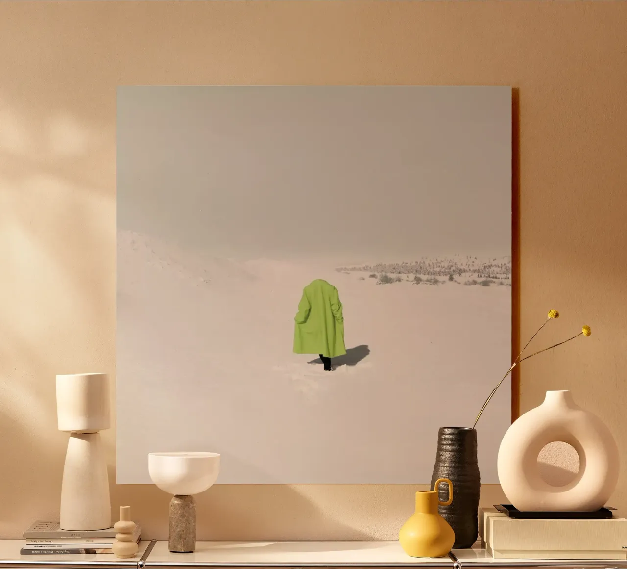 Neon Snow plexiglass da George Griefy