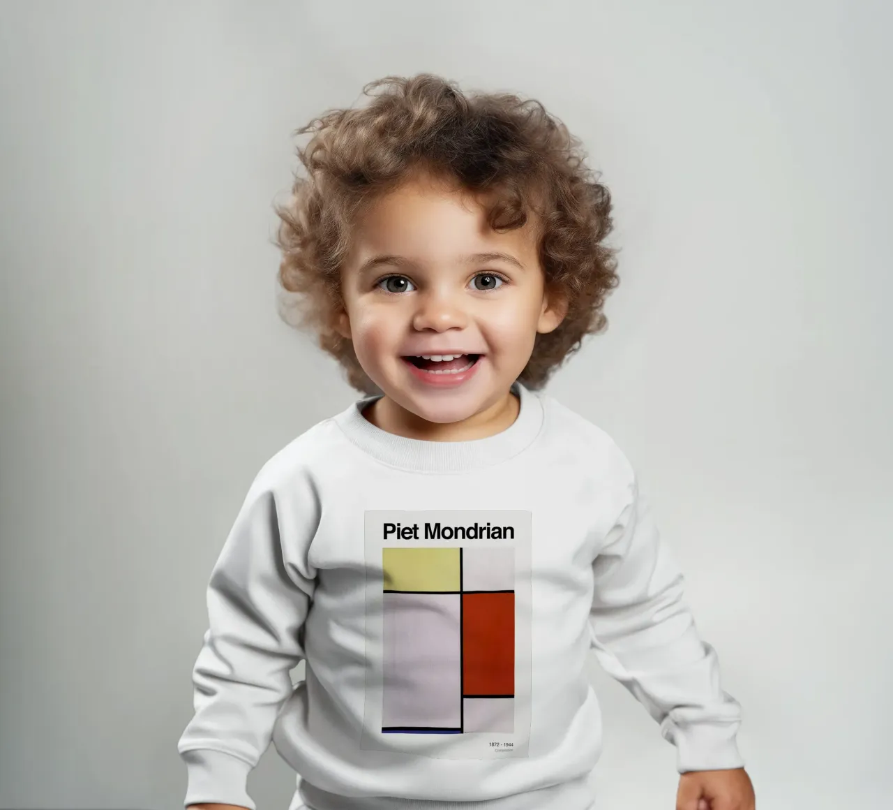 Mondrian - Composition sudadera de bebé de ARTOTHEK