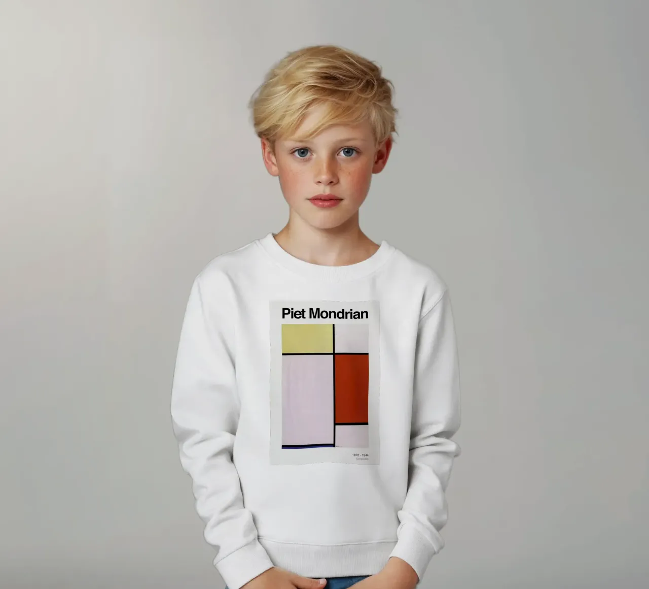 Mondrian - Composition felpa bambino da ARTOTHEK