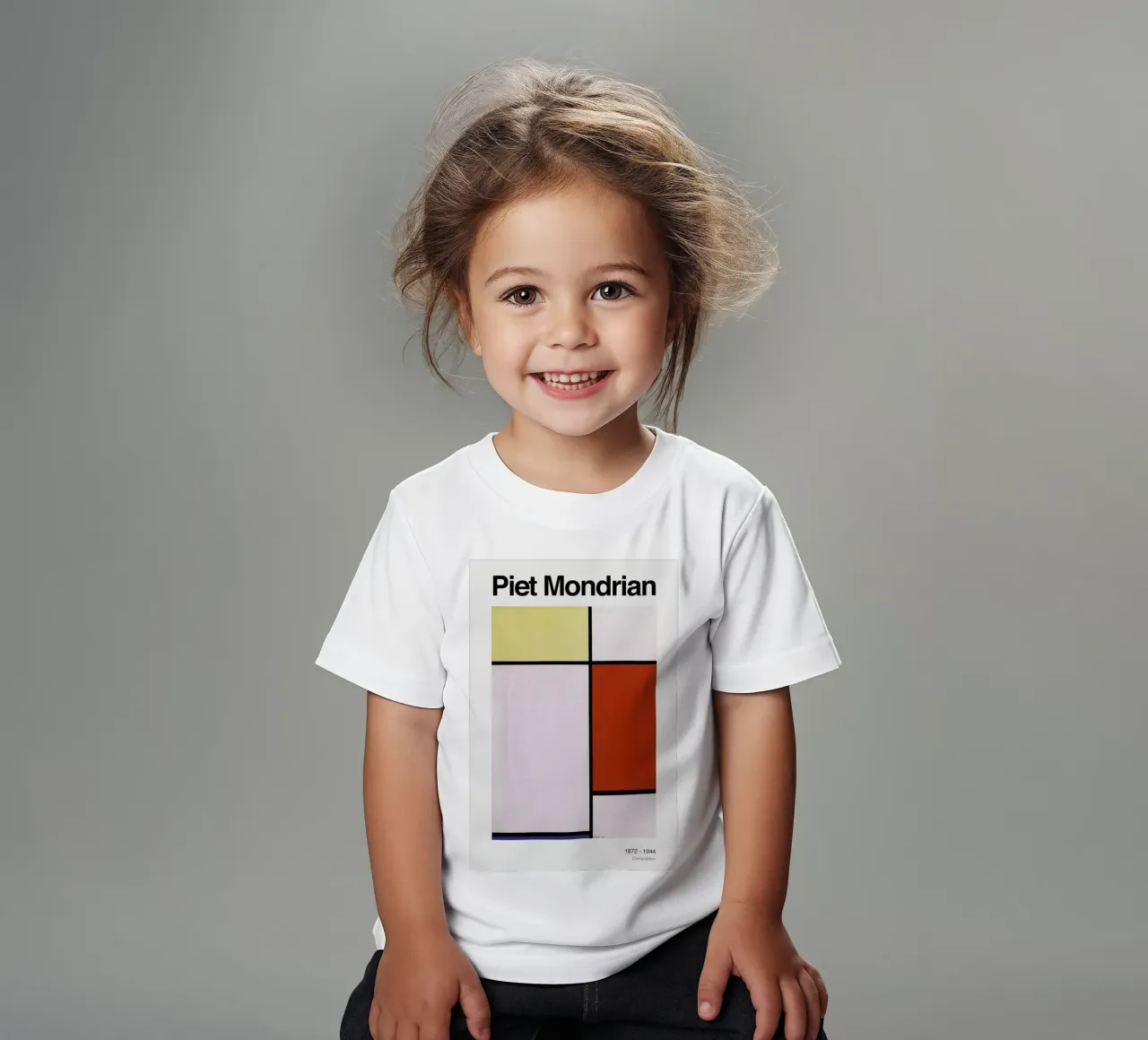 Mondrian - Composition t-shirt bambini da ARTOTHEK