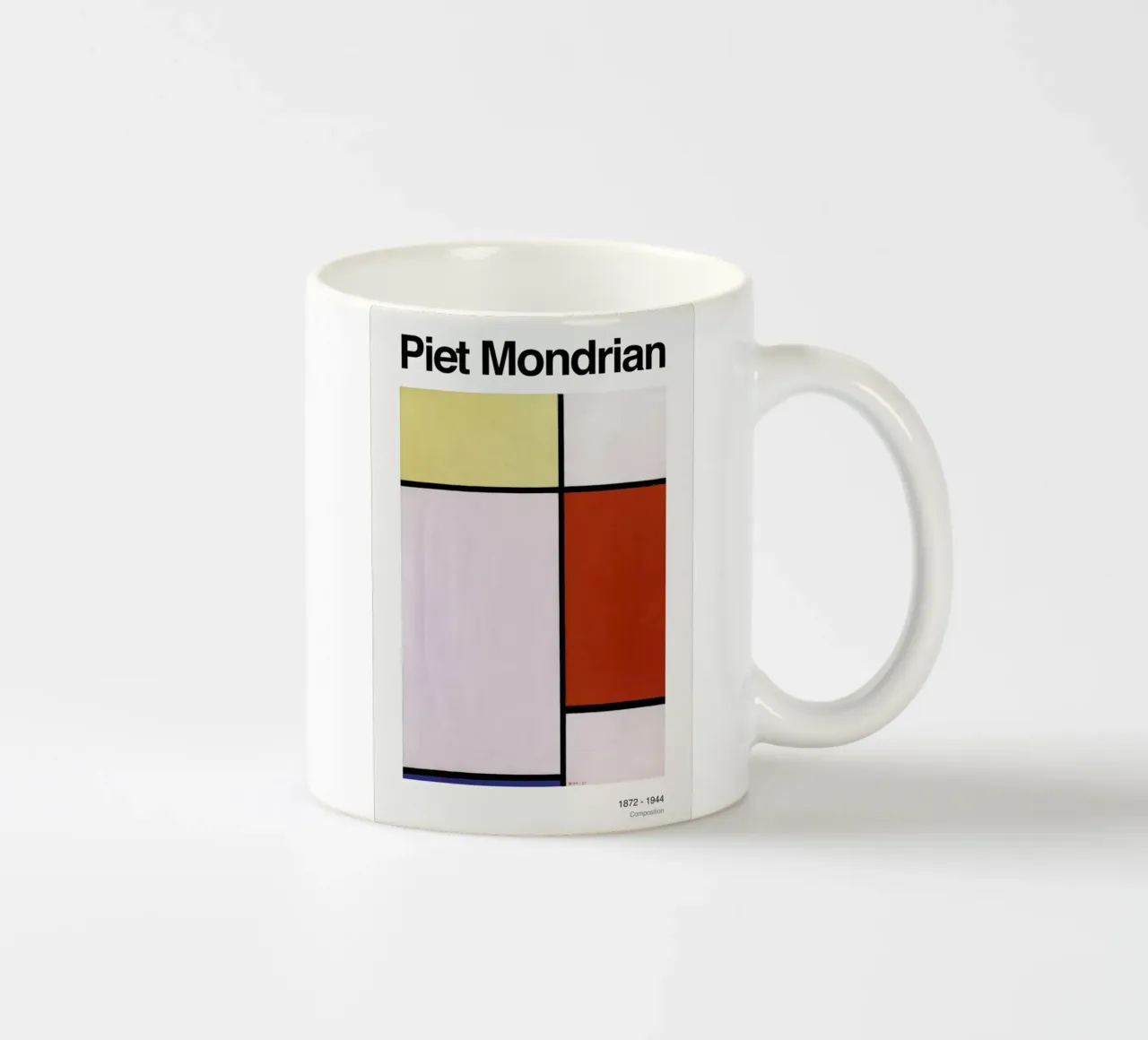 Mondrian - Composition tazza in ceramica da ARTOTHEK