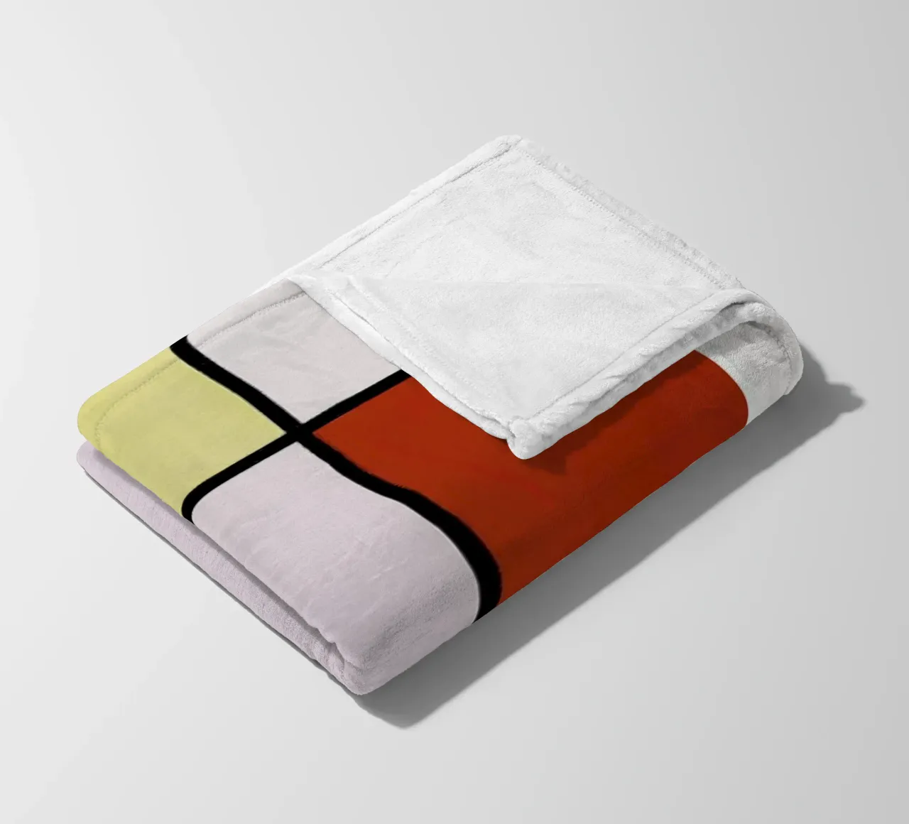 Mondrian - Composition Fleecedecke von ARTOTHEK