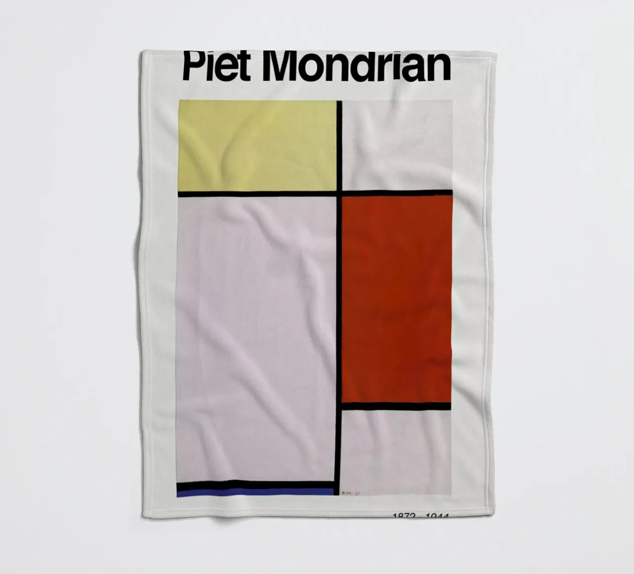 Mondrian - Composition Fleecedecke von ARTOTHEK