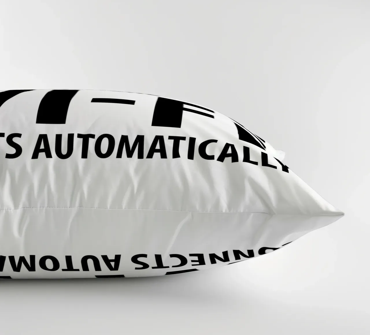 Home Is Where Wi-Fi Connects Automatically | Sinnspruch cuscino da Autofocus