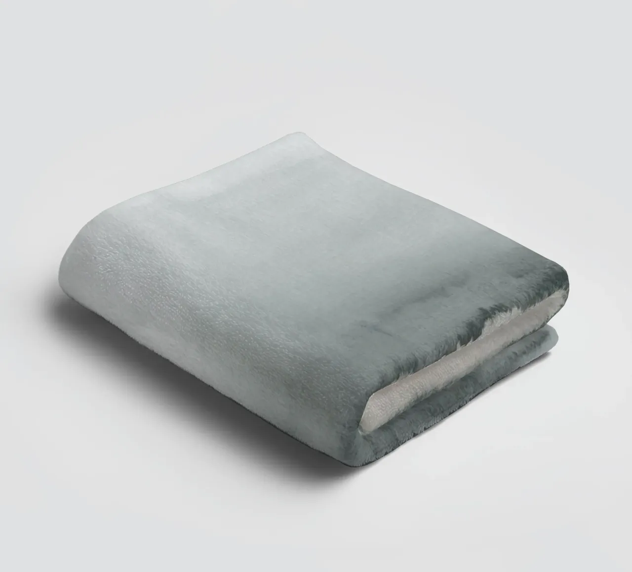 Paysage aquarelle - Corail doux et gris bleuté serviette de bain de NouveauPrints