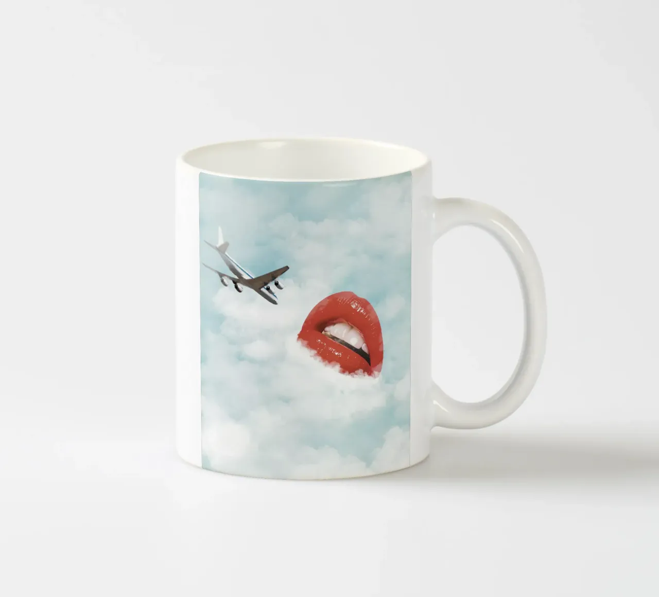 Travel trough lips tazza in ceramica da PicturaCollage