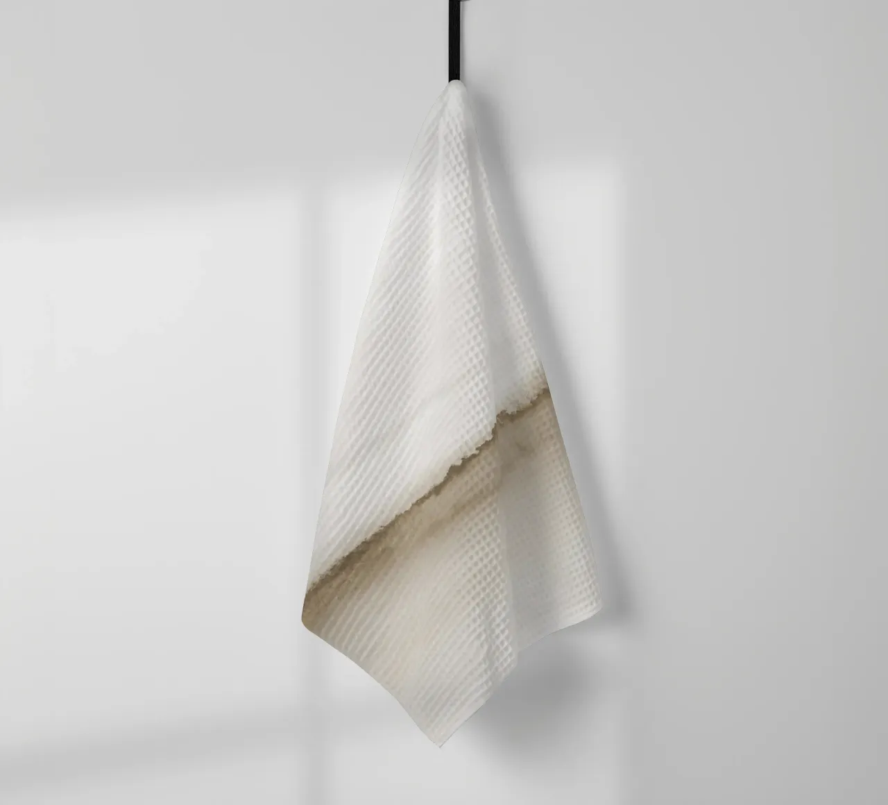 Paesaggio acquerellato - Beige neutro canovaccio da cucina da NouveauPrints