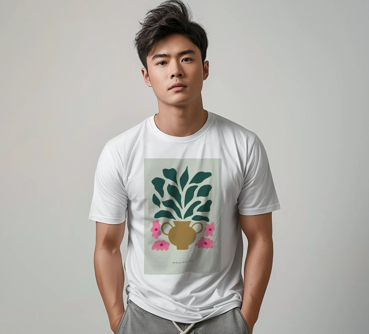 Myrtle In A Vase t-shirt da Studio One
