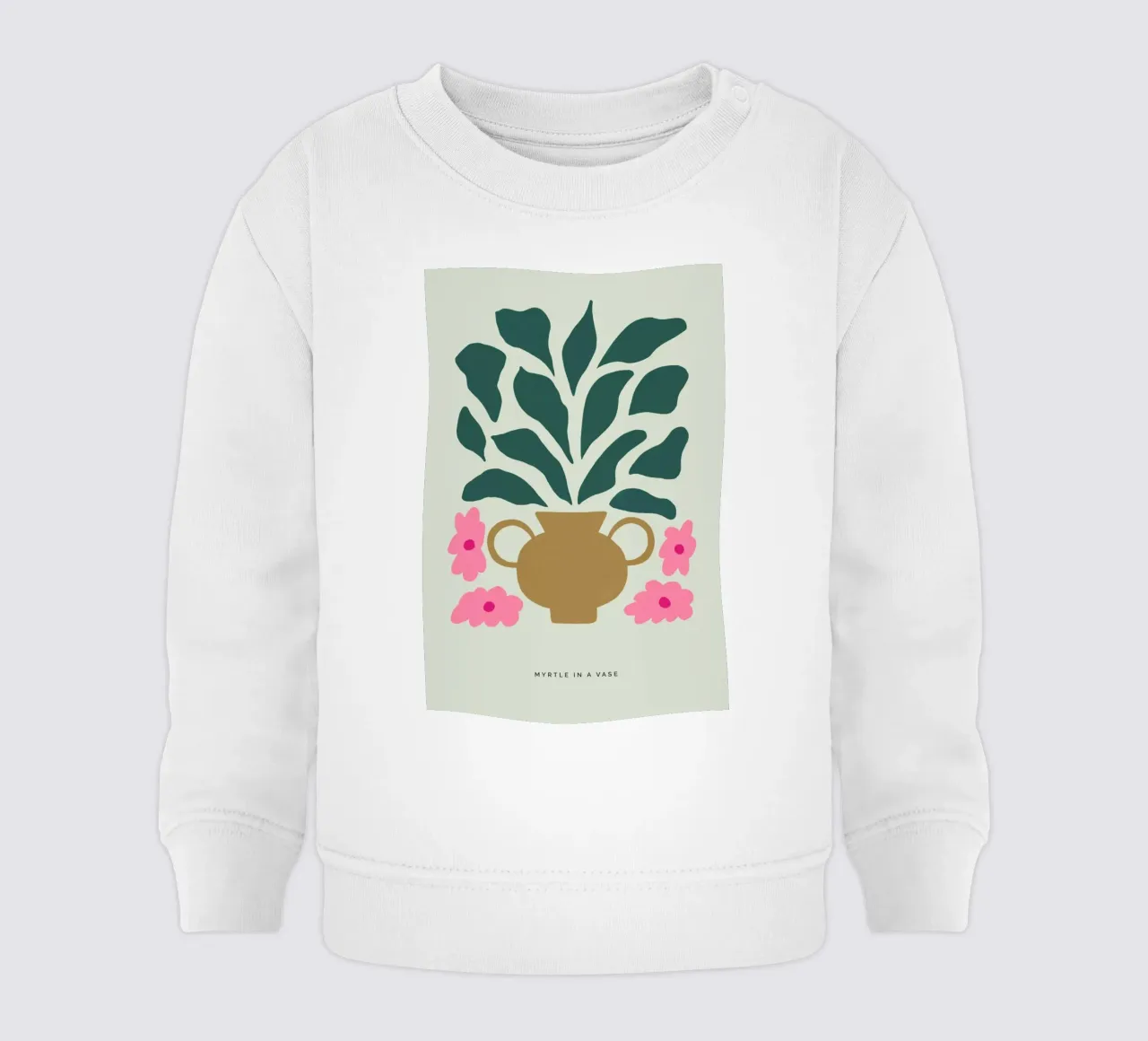 Myrtle In A Vase felpa neonato da Studio One