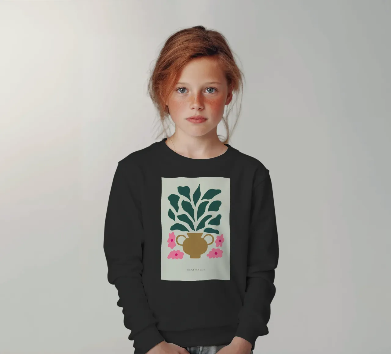 Myrtle In A Vase felpa bambino da Studio One