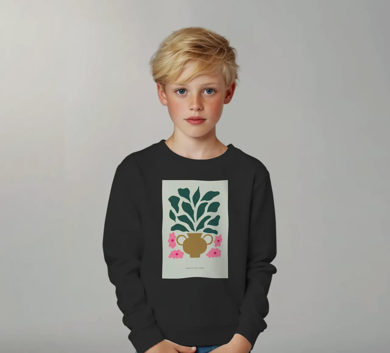 Myrtle In A Vase felpa bambino da Studio One