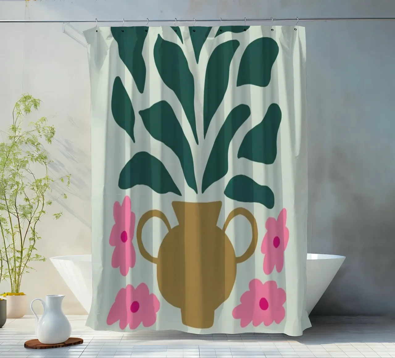 Myrtle In A Vase tenda da doccia da Studio One