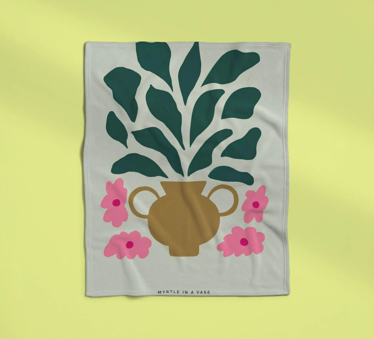 Myrtle In A Vase coperta in pile da Studio One