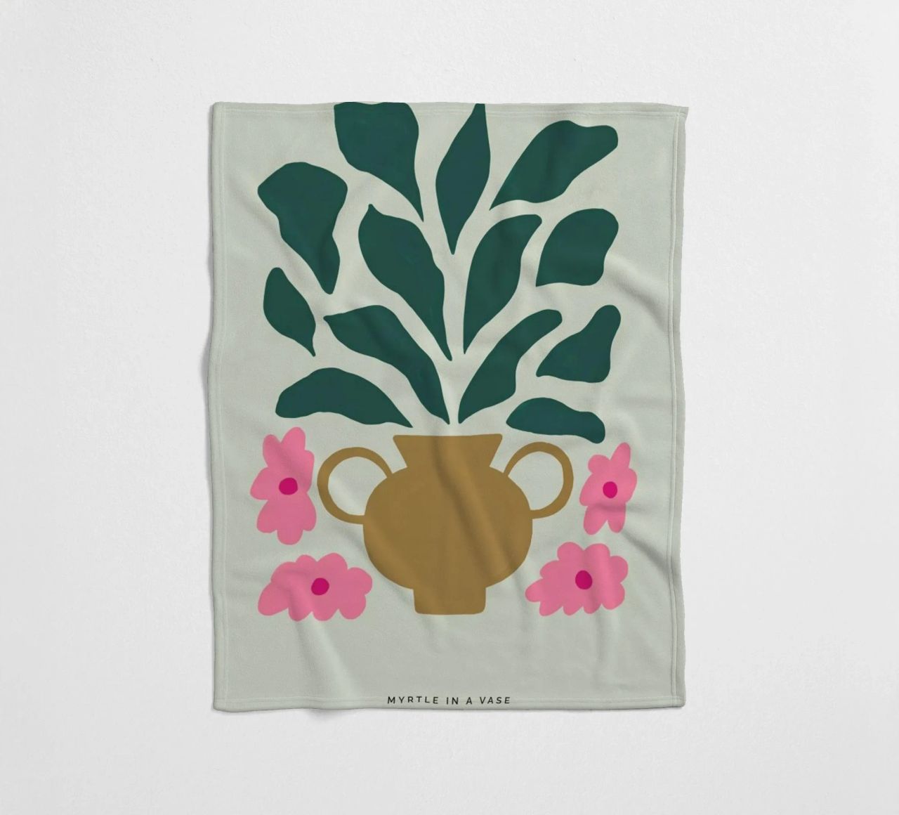 Myrtle In A Vase coperta in pile da Studio One