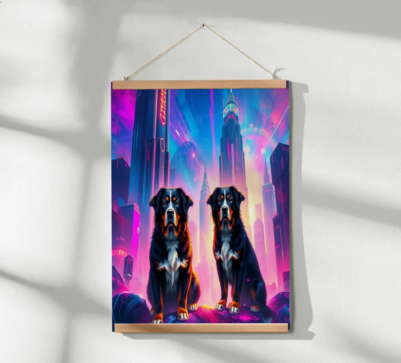 Bellissimo cane da montagna bernese #163 poster da Yumis.Beargang.and.Me