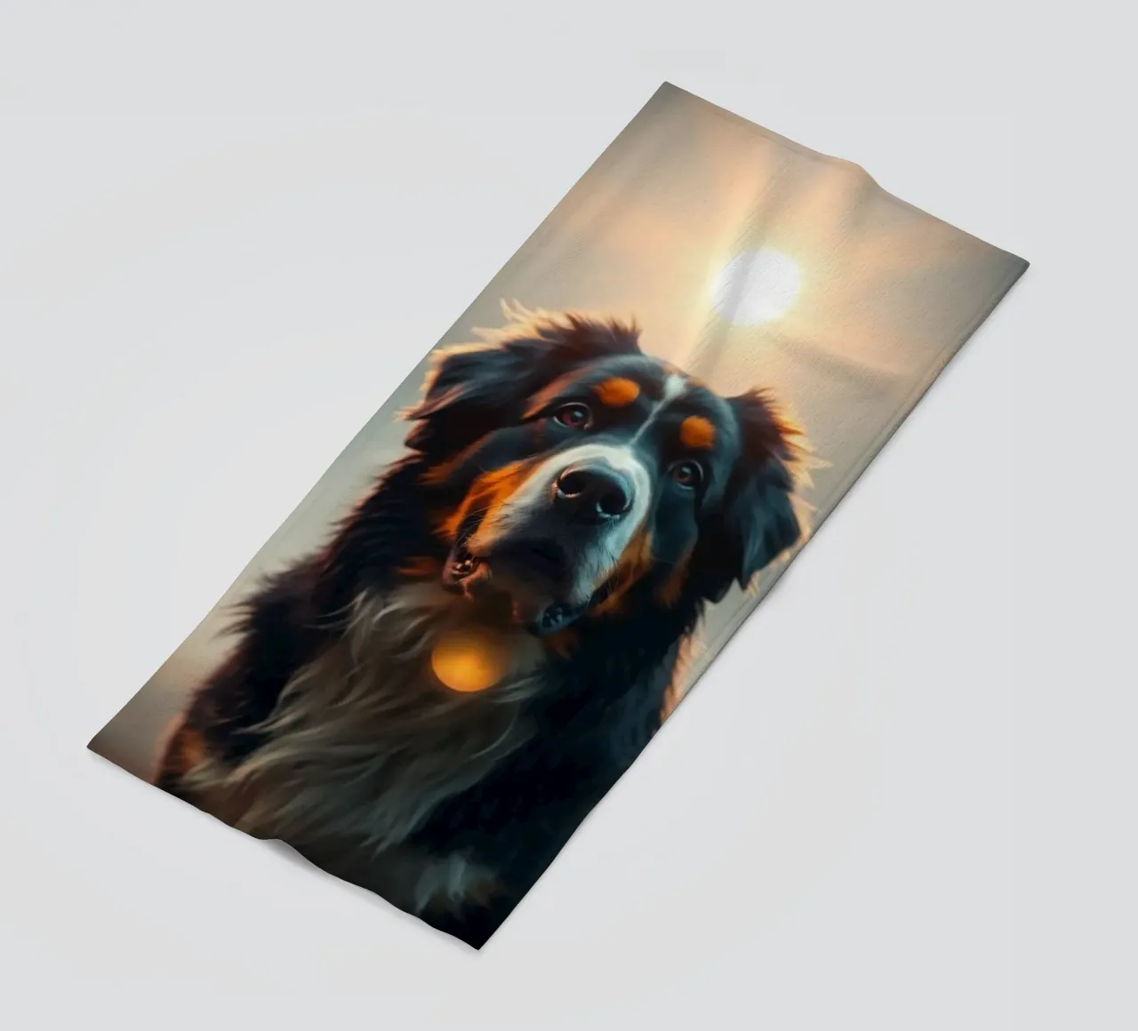 Prachtige Berner Sennenhond #164 strandhanddoek van Yumis.Beargang.and.Me