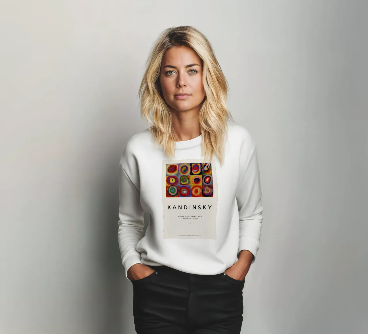 Kandinsky - Colour Study: Squares with Concentric Circles Sweatshirt von ARTOTHEK