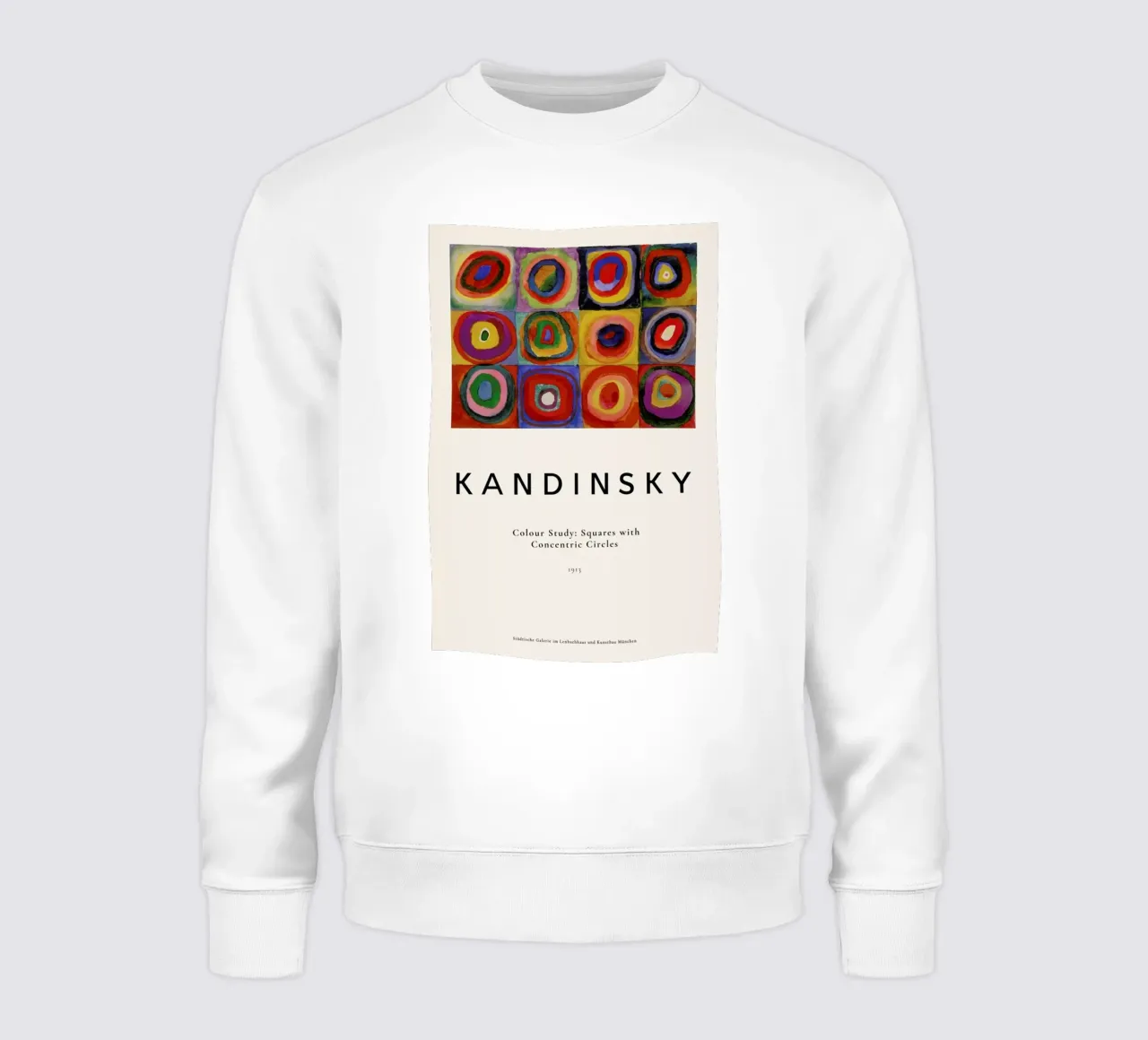 Kandinsky - Colour Study: Squares with Concentric Circles Sweatshirt von ARTOTHEK