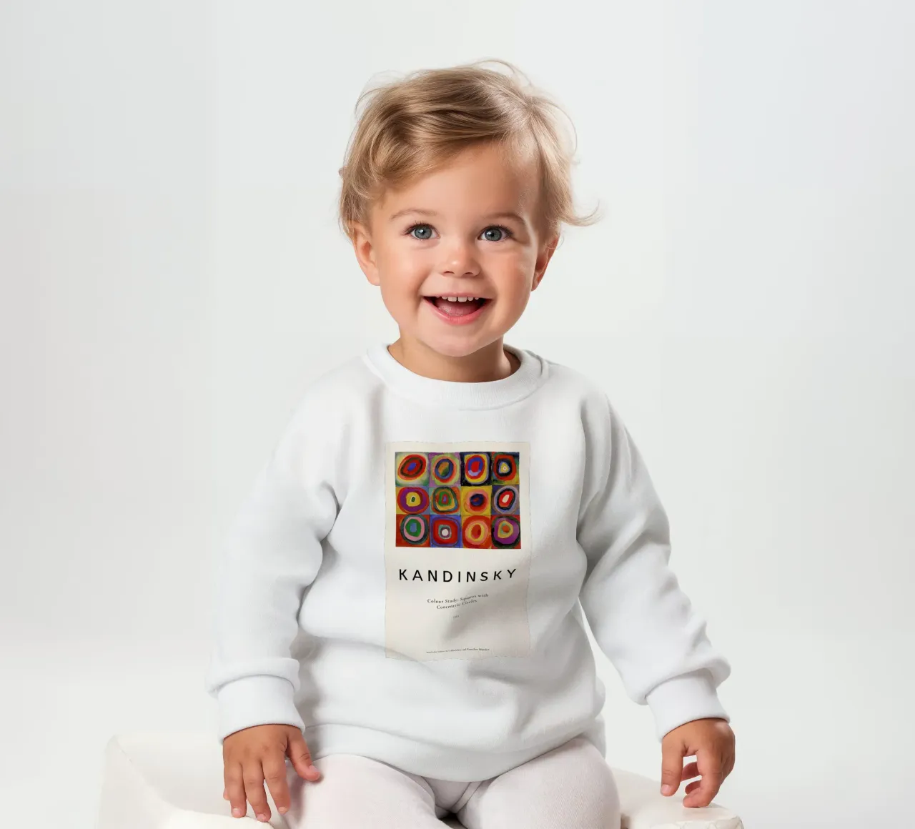 Kandinsky - Colour Study: Squares with Concentric Circles Baby Sweatshirt von ARTOTHEK
