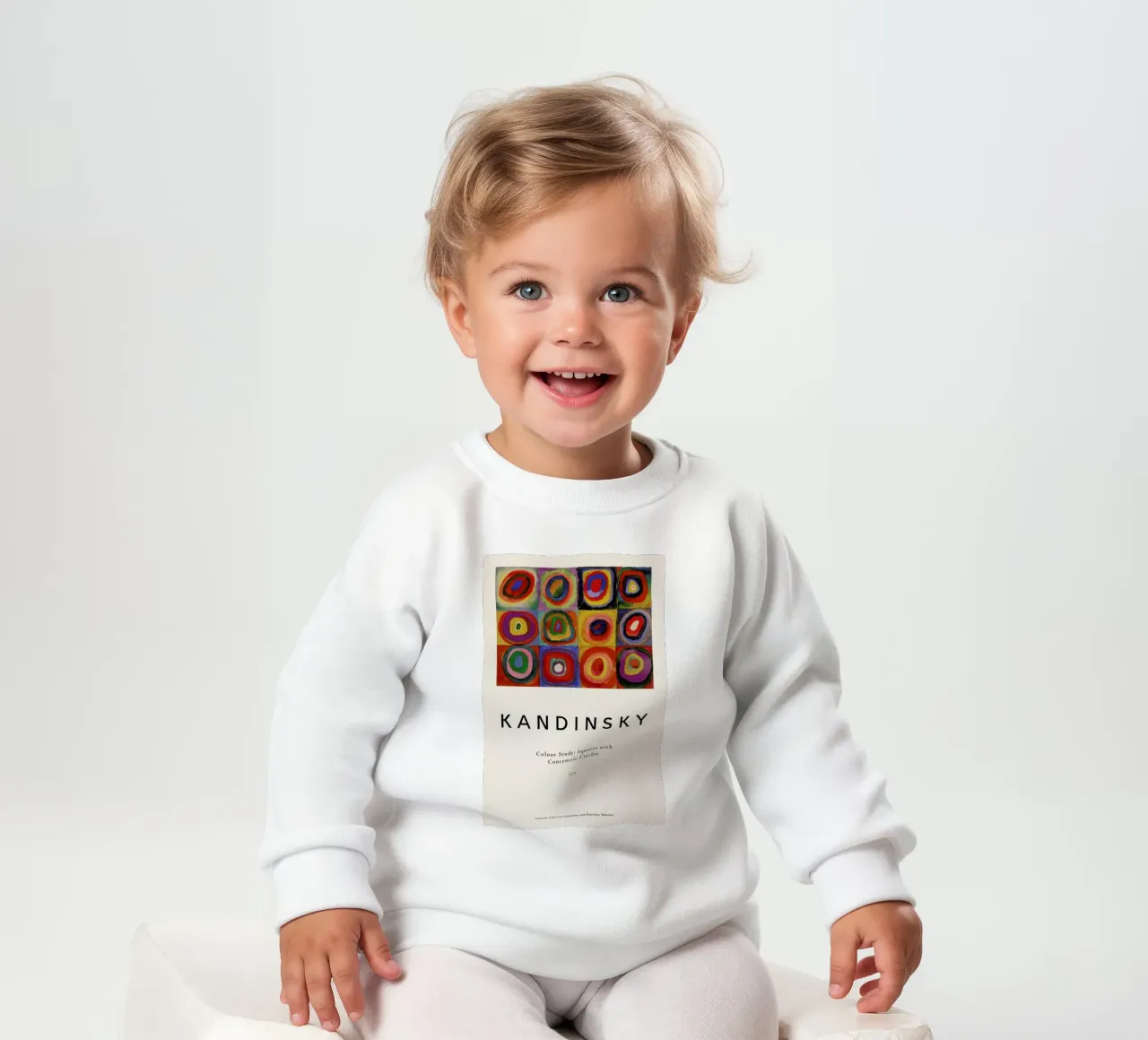 Kandinsky - Colour Study: Squares with Concentric Circles Baby Sweatshirt von ARTOTHEK