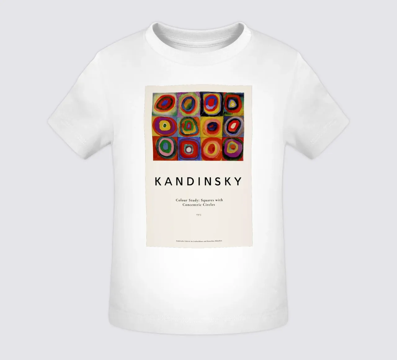 Kandinsky - Colour Study: Squares with Concentric Circles Baby T-Shirt von ARTOTHEK