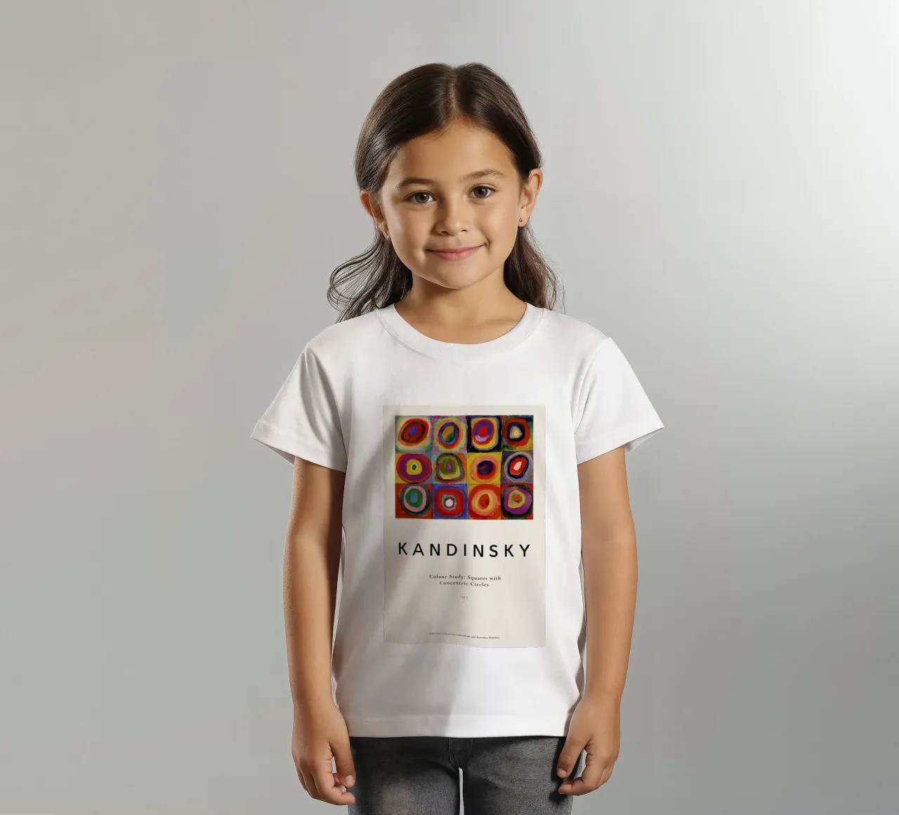 Kandinsky - Colour Study: Squares with Concentric Circles t-shirt bambini da ARTOTHEK