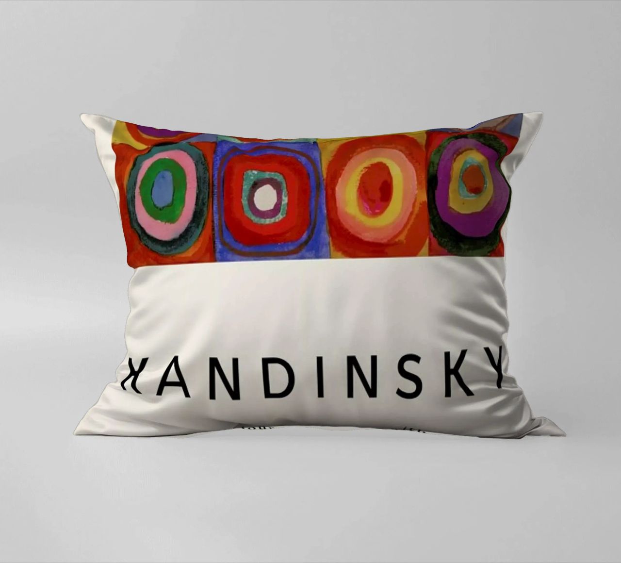Kandinsky - Colour Study: Squares with Concentric Circles cuscino da ARTOTHEK