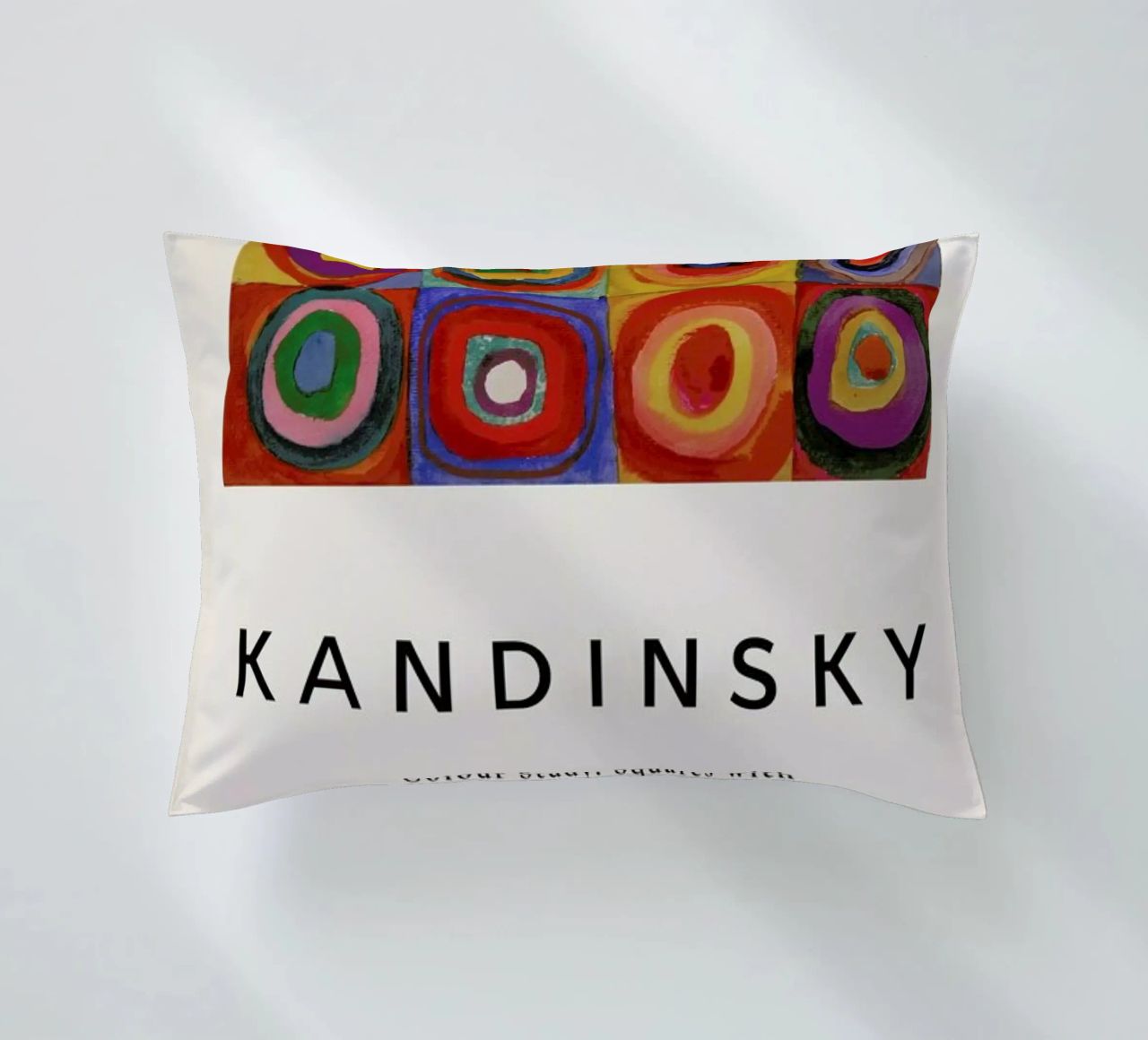 Kandinsky - Colour Study: Squares with Concentric Circles cuscino da ARTOTHEK