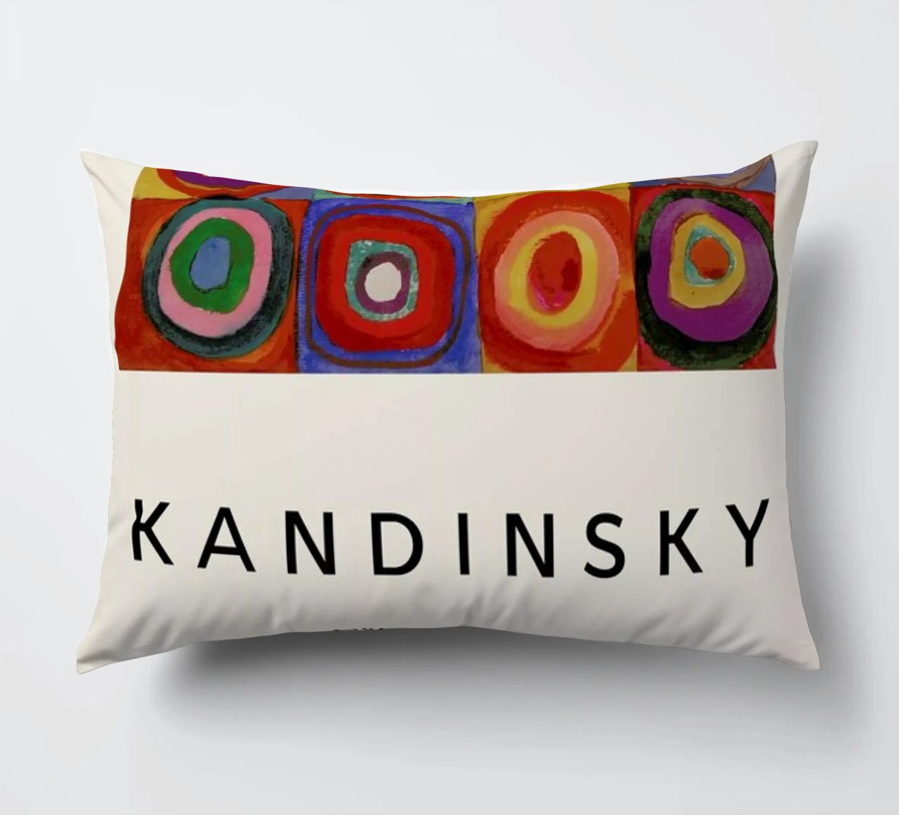 Kandinsky - Colour Study: Squares with Concentric Circles cuscino da ARTOTHEK