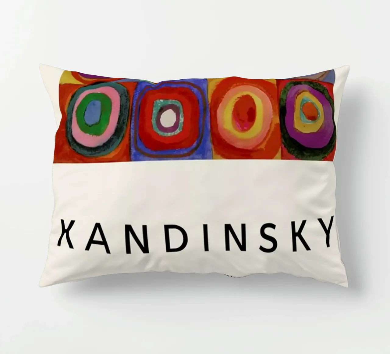 Kandinsky - Colour Study: Squares with Concentric Circles cuscino da ARTOTHEK