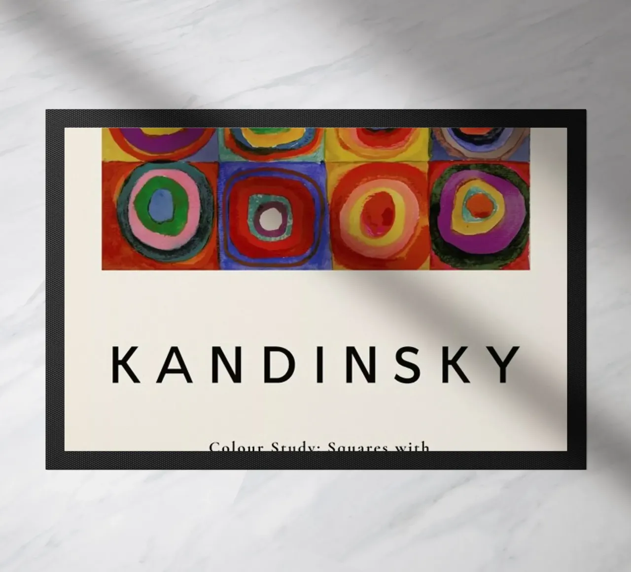 Kandinsky - Colour Study: Squares with Concentric Circles zerbino da ARTOTHEK