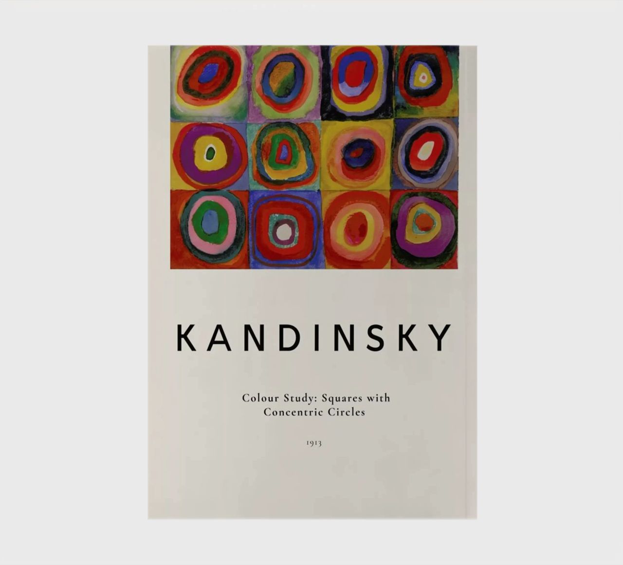 Kandinsky - Colour Study: Squares with Concentric Circles diario da ARTOTHEK