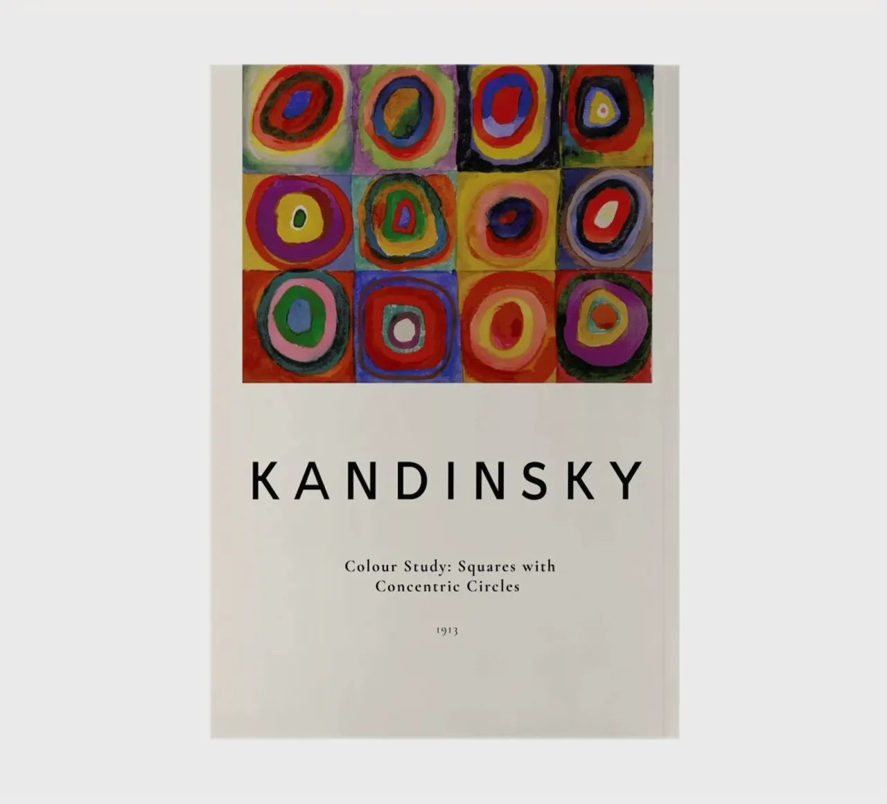 Kandinsky - Colour Study: Squares with Concentric Circles notebook by ARTOTHEK