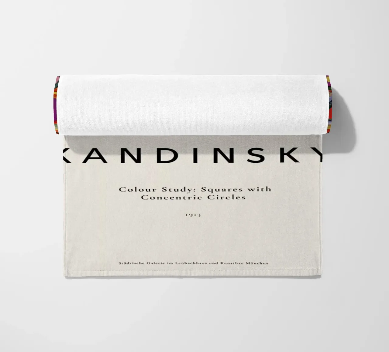 Kandinsky - Colour Study: Squares with Concentric Circles telo mare da ARTOTHEK