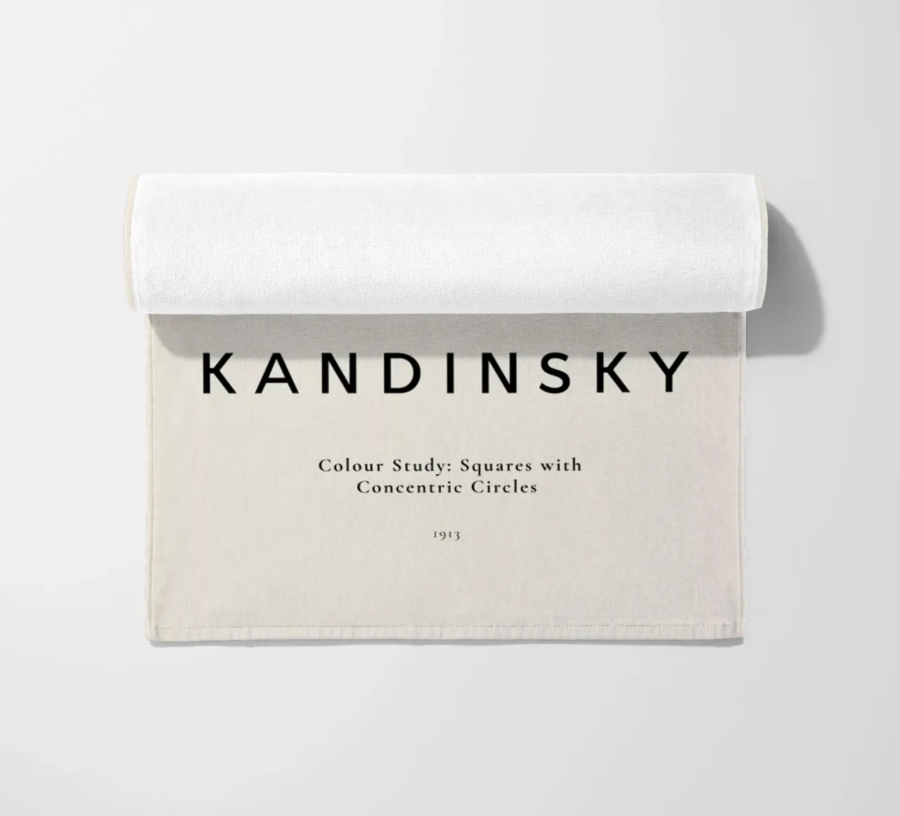 Kandinsky - Colour Study: Squares with Concentric Circles telo mare da ARTOTHEK