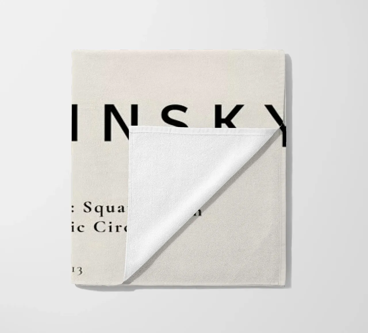 Kandinsky - Colour Study: Squares with Concentric Circles telo mare da ARTOTHEK