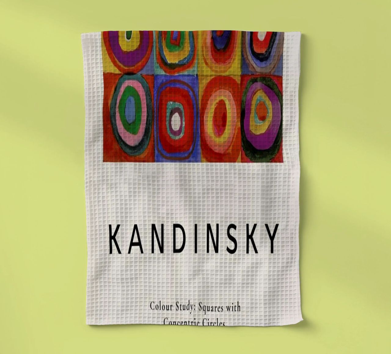 Kandinsky - Colour Study: Squares with Concentric Circles canovaccio da cucina da ARTOTHEK