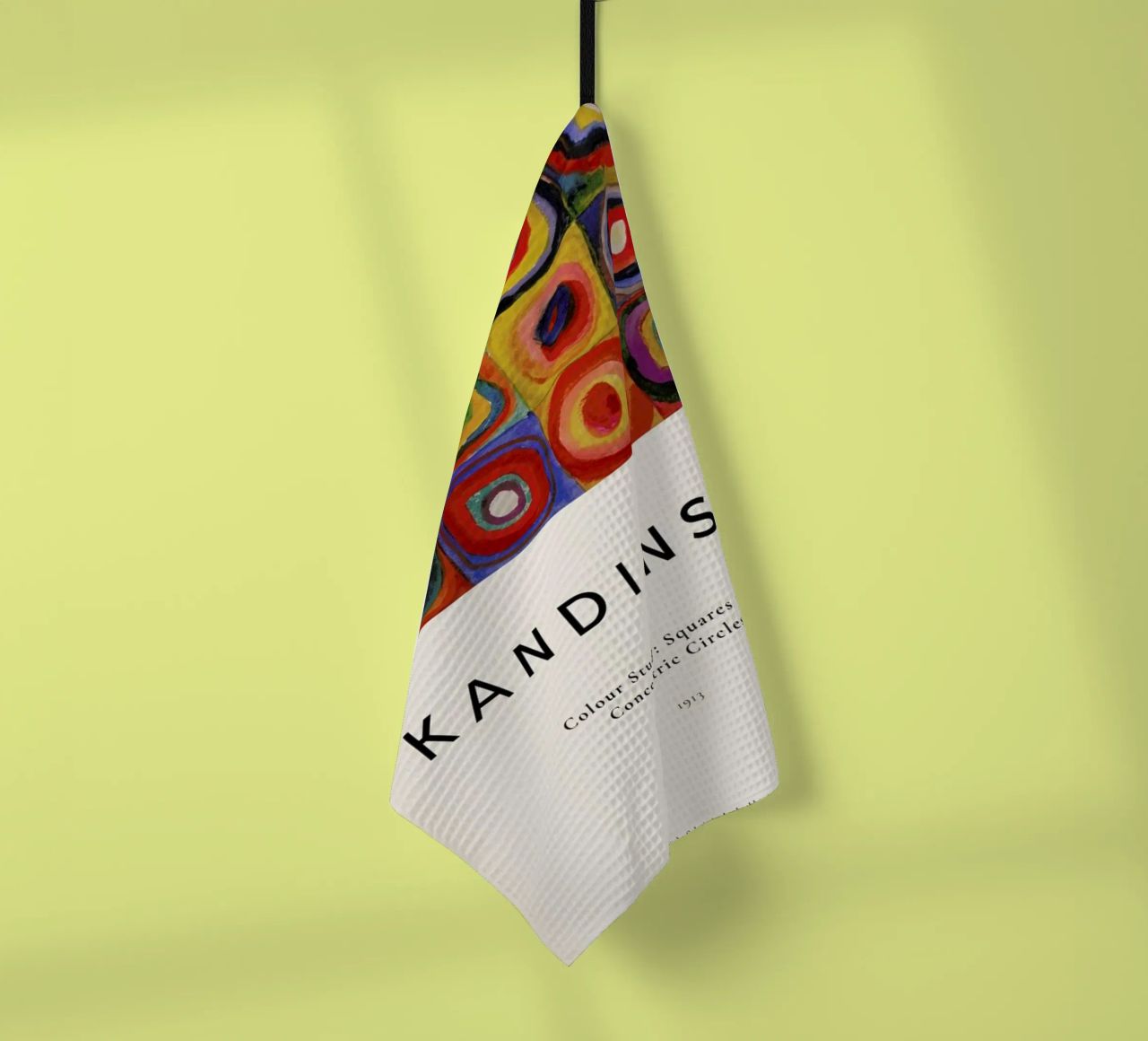Kandinsky - Colour Study: Squares with Concentric Circles canovaccio da cucina da ARTOTHEK