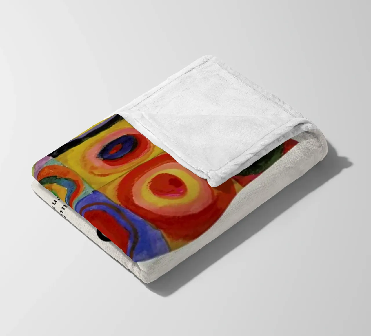 Kandinsky - Colour Study: Squares with Concentric Circles Fleecedecke von ARTOTHEK
