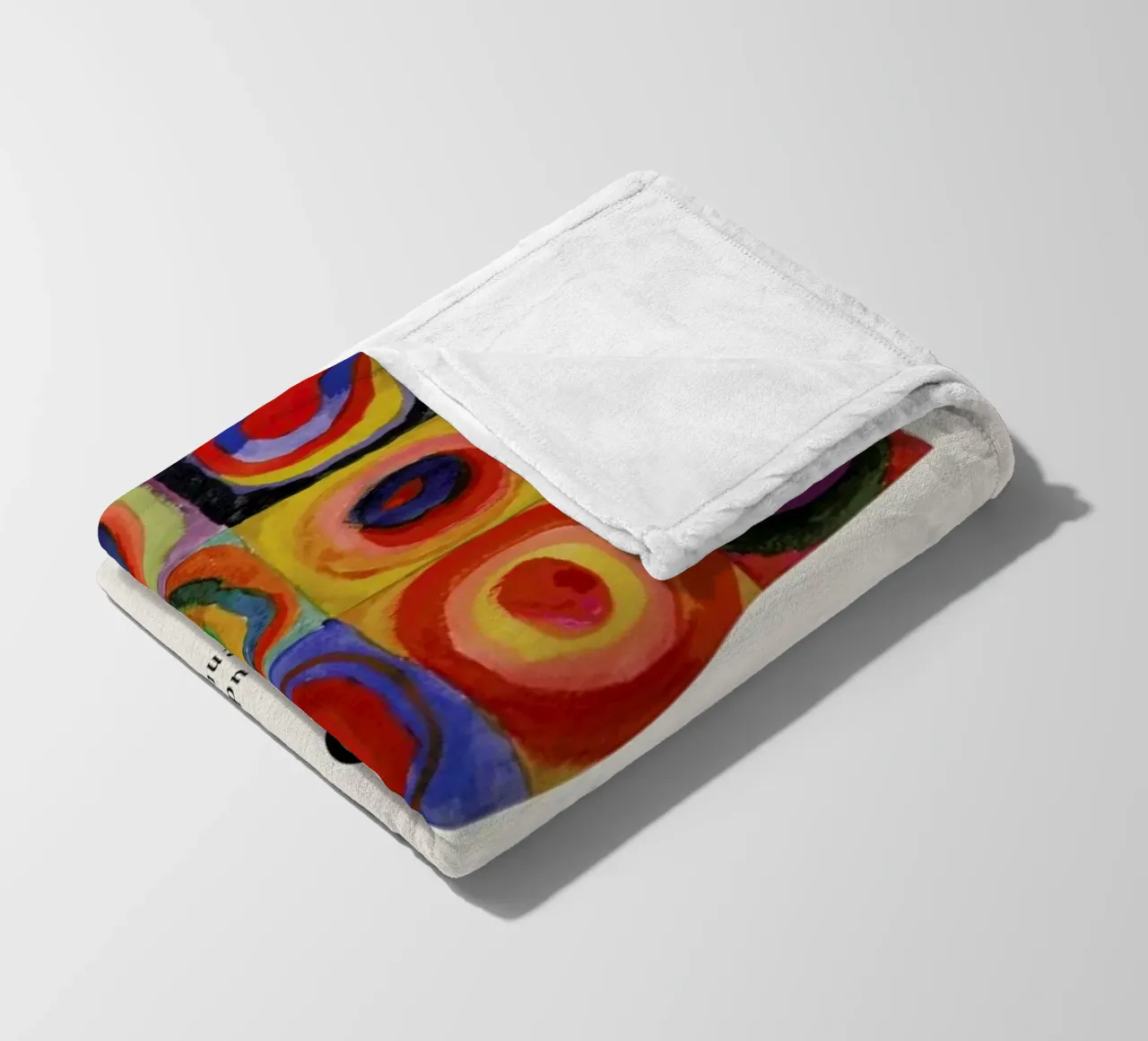 Kandinsky - Colour Study: Squares with Concentric Circles Fleecedecke von ARTOTHEK