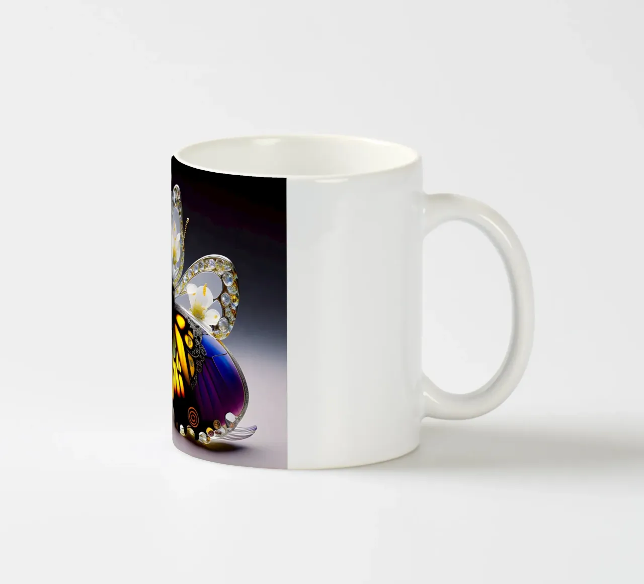 Glasschmetterling tazza in ceramica da kosinsart.gallery
