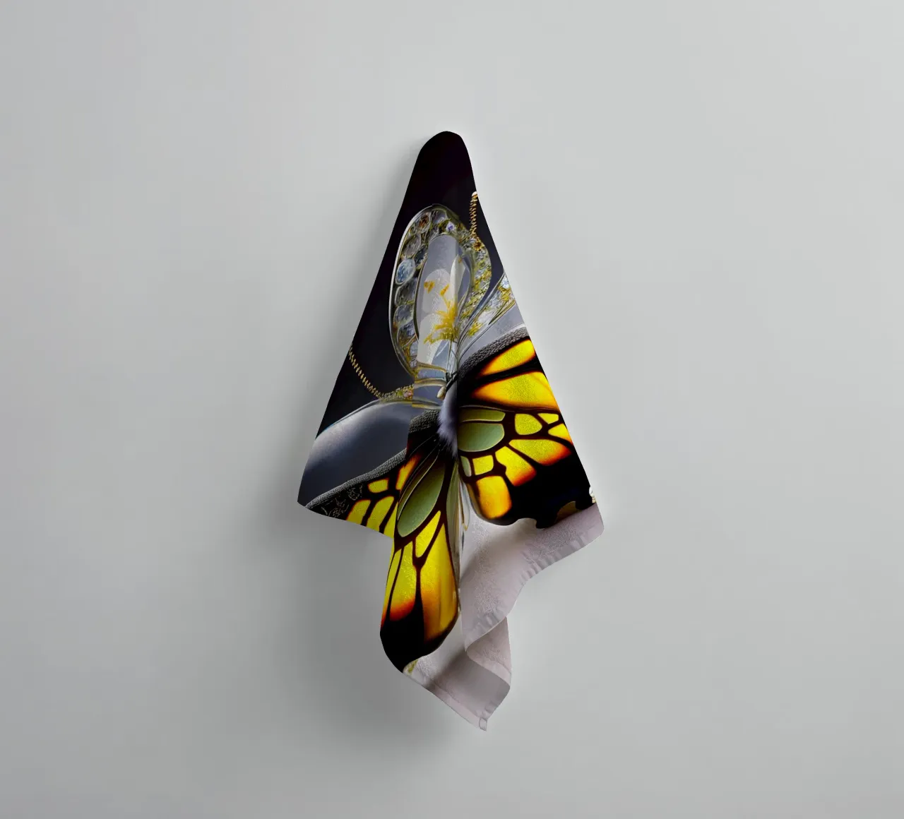 Glasschmetterling asciugamano da bagno da kosinsart.gallery