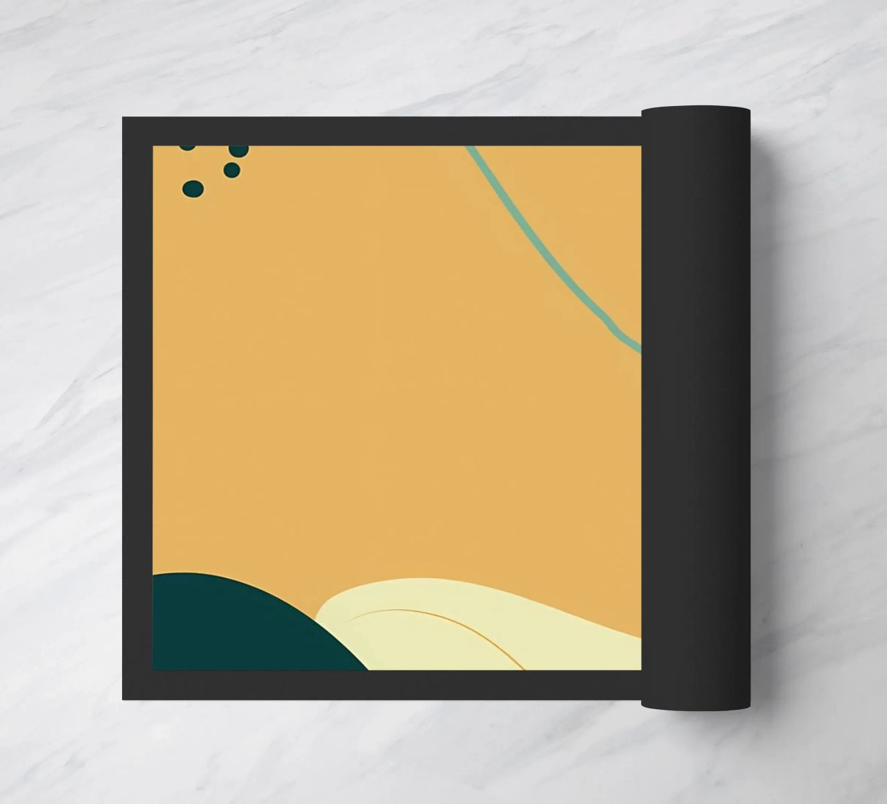 sole onde cerchi punti linee curve zerbino da Janine P McGuire