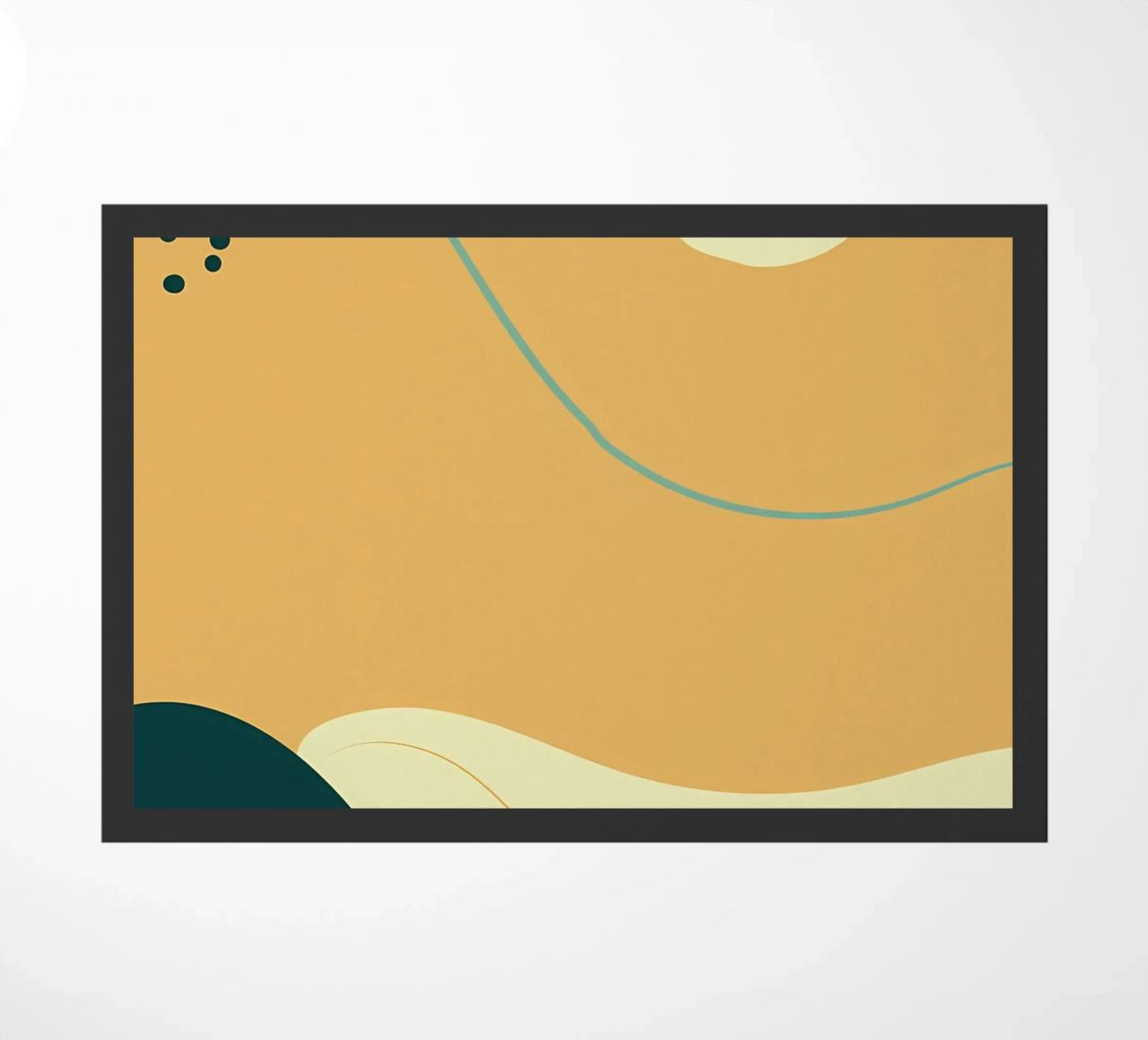 sole onde cerchi punti linee curve zerbino da Janine P McGuire