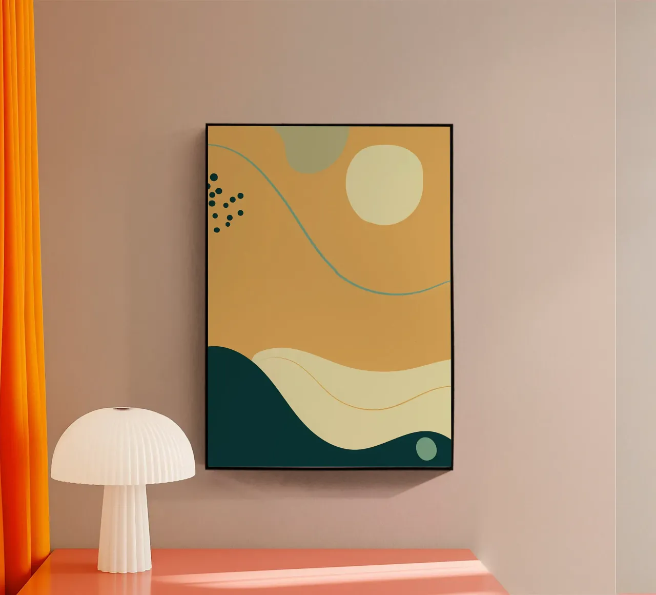 sole onde cerchi punti linee curve plexiglass da Janine P McGuire