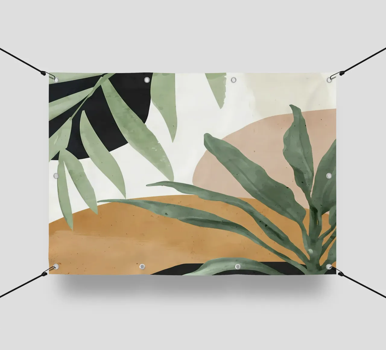 leaves plants foliage botanical pvc cover by Janine P McGuire